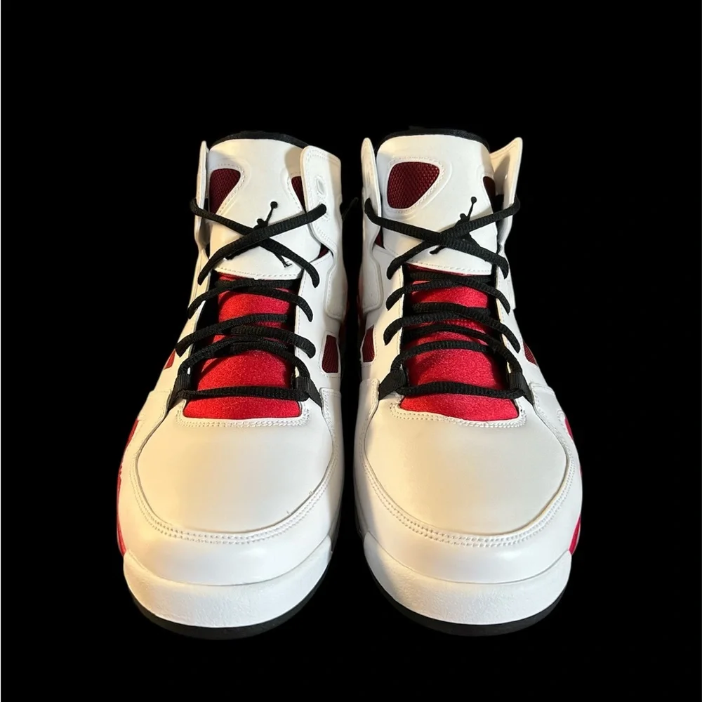 Size 13‎ - Air Jordan Flight Club 91 White Gym Red Black brand new no box